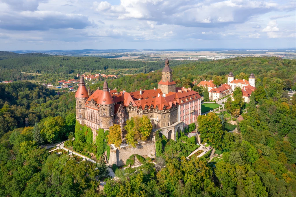 Zamek Książ w Wałbrzychu, w pierwsze pięć lat życia spędziła Beatrice Maria Luise Margarethe
