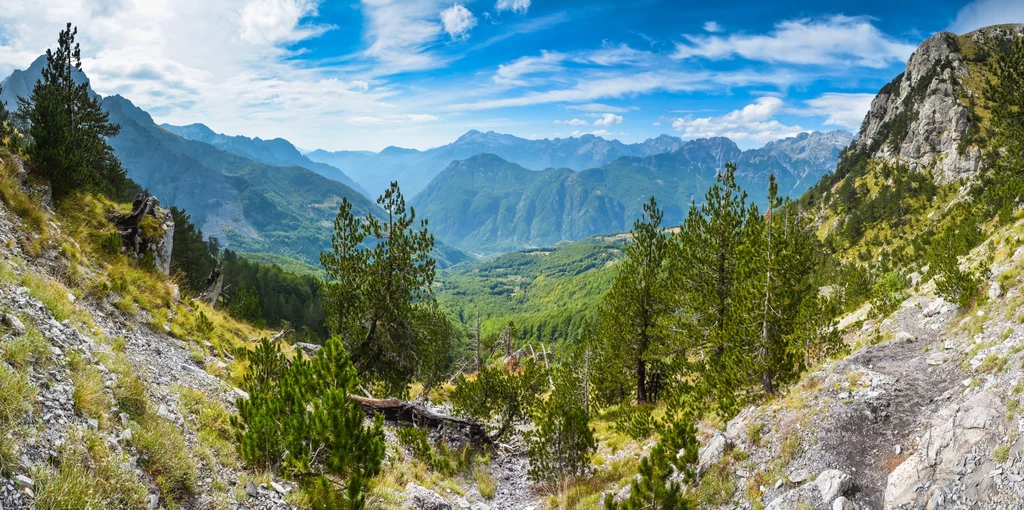 Albańskie góry to doskonałe miejsce na trekking