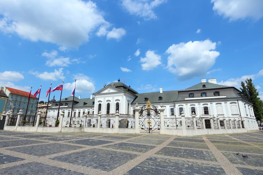 Bratysława, siedziba prezydenta Słowacji (Grasalkovičov palác)