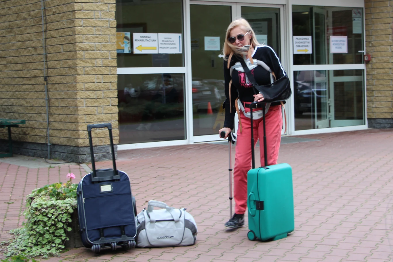 Sylwia Wysocka podczas rehabilitacji 