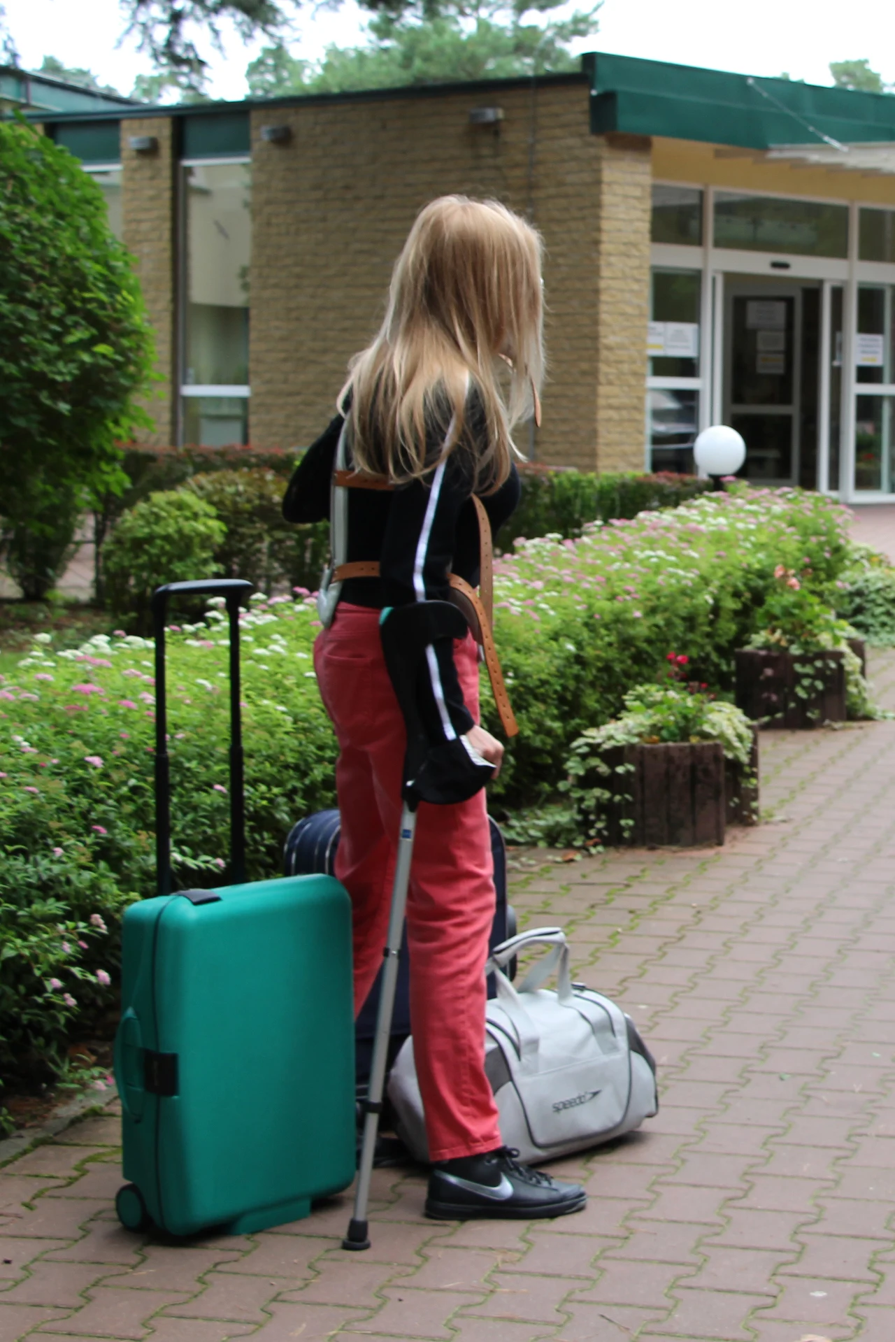 Sylwia Wysocka podczas rehabilitacji Sylwia Wysocka podczas rehabilitacji