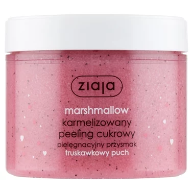 Ziaja Karmelizowany peeling cukrowy truskawkowy puch 300 ml - 0