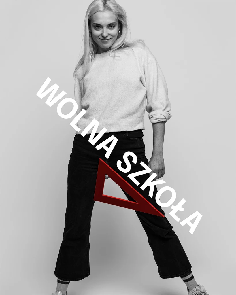W akcji Wolna Szkoła bierze udział również aktorka, Magdalena Koleśnik