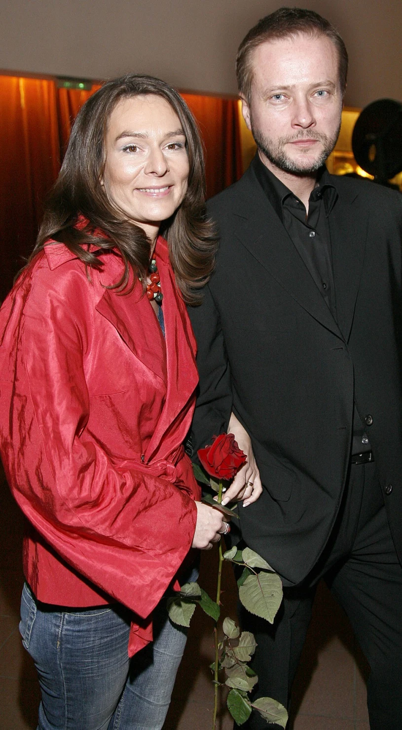 Artur Żmijewski z żoną Pauliną