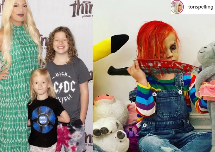 Tori Spelling z dziećmi