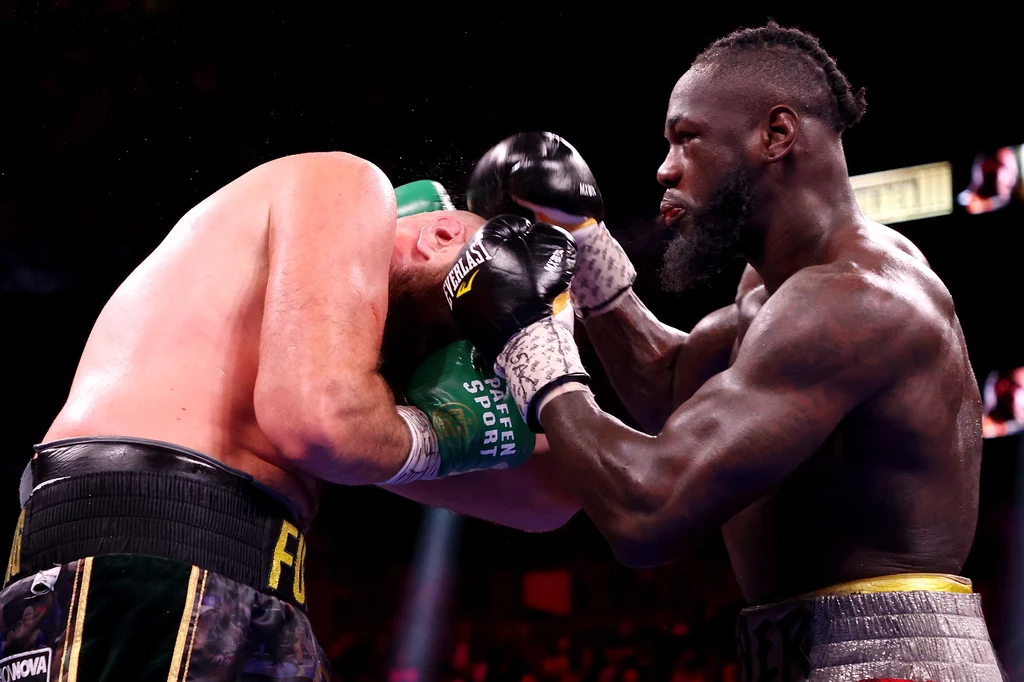 Deontay Wilder w walce z Tysonem Furym Deontay Wilder w walce z Tysonem Furym