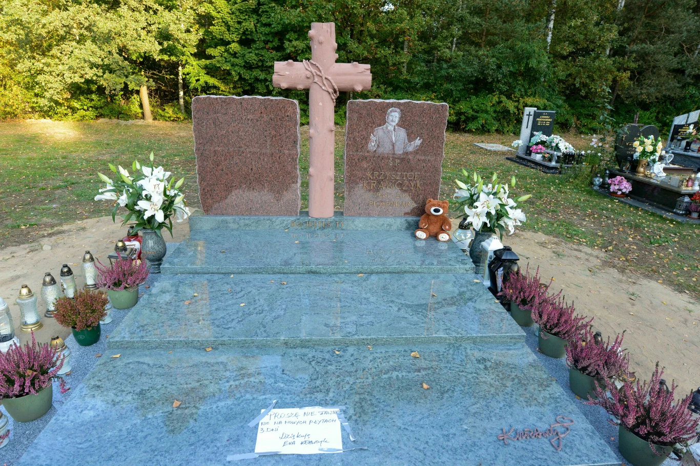 Grób Krzysztofa Krawczyka
