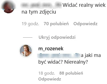 Małgorzata Rozenek odgryzła się fance Małgorzata Rozenek odgryzła się fance