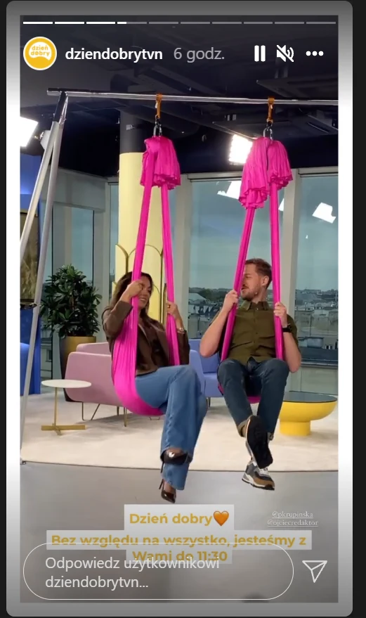 Paulina Krupińska i Daniel Michałowski/ źródło: https://www.instagram.com/dziendobrytvn/?hl=pl Paulina Krupińska i Daniel Michałowski/ źródło: https://www.instagram.com/dziendobrytvn/?hl=pl