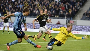 Legia - Lech: hit Ekstraklasy jak derby Sztokholmu? Jesper Karlstrom podczas meczu AIK - Djurgarden (maj 2016)