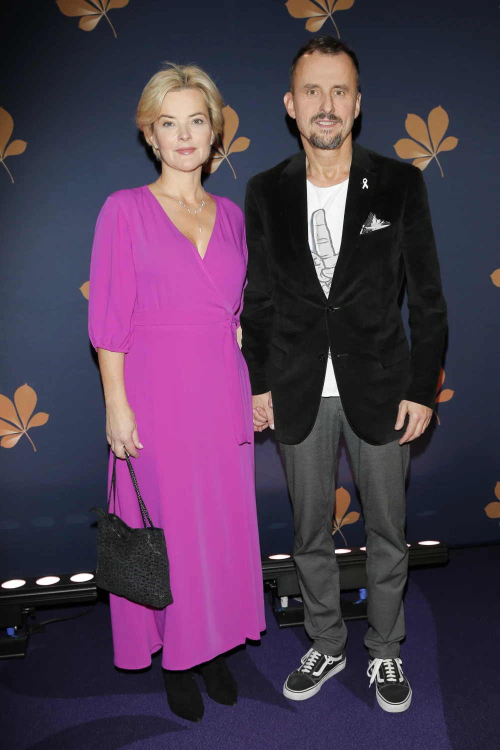 Monika Richardson i Konrad Wojterkowski na gali rozdania nagród WFF Monika Richardson i Konrad Wojterkowski na gali rozdania nagród WFF