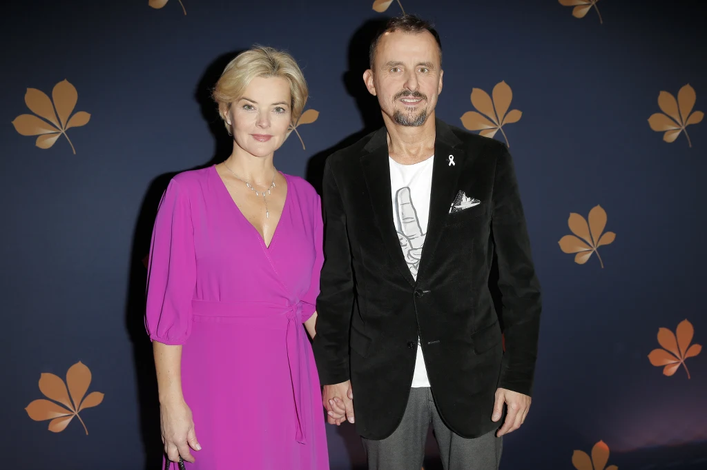 Monika Richardson i Konrad Wojterkowski na gali rozdania nagród WFF Monika Richardson i Konrad Wojterkowski na gali rozdania nagród WFF