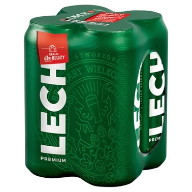 Lech Premium Piwo jasne 4 x 500 ml - 6