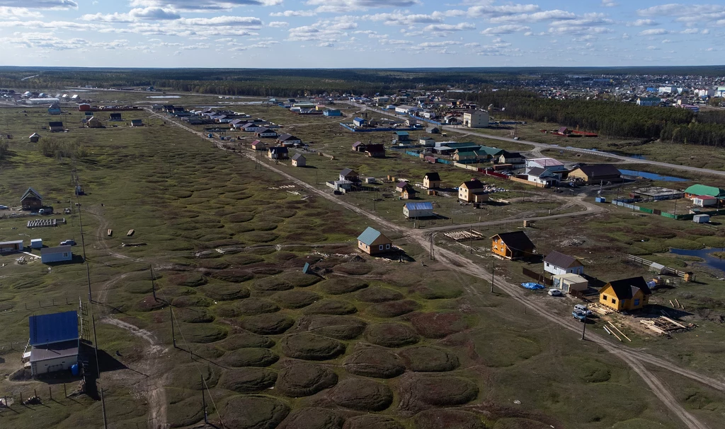 Widok na Czurapczę na Syberii Widok na Czurapczę na Syberii