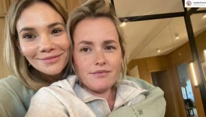 Olga Frycz i Maja Bohosiewicz w czasie baby shower