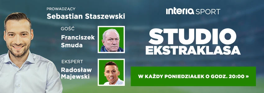 Studio Ekstraklasa w każdy poniedziałek o 20:00