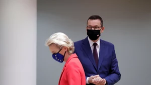 Mateusz Morawiecki i Ursula von der Leyen