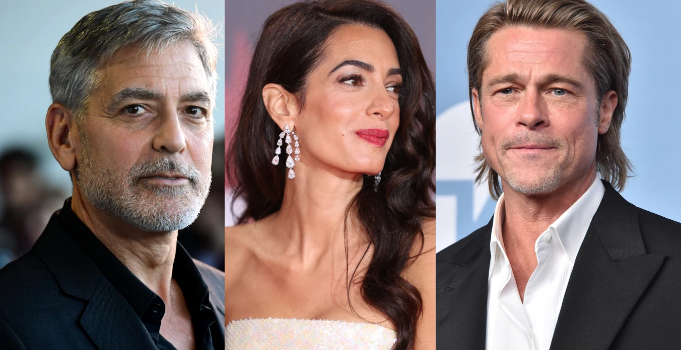 George i Amal Clooney, Brad Pitt George i Amal Clooney, Brad Pitt