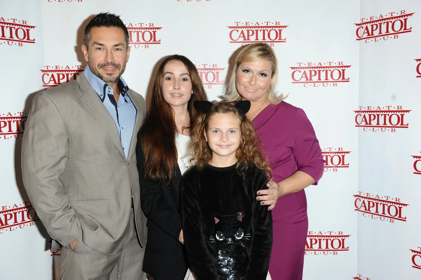 Katarzyna Skrzynecka z rodziną