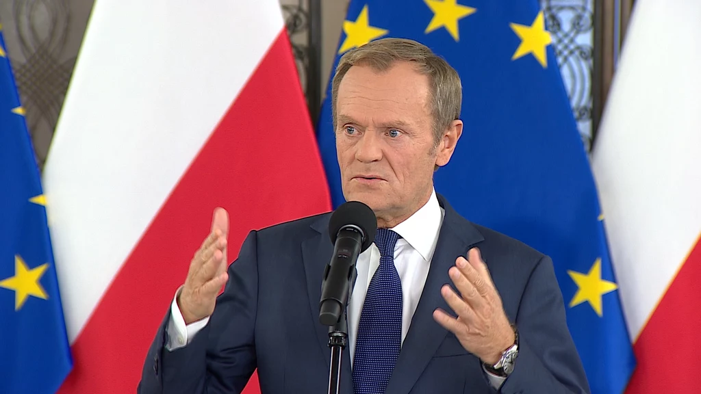 Donald Tusk na konferencji prasowej stoczył kilkuminutową dyskusję z jednym z dziennikarzy Donald Tusk na konferencji prasowej stoczył kilkuminutową dyskusję z jednym z dziennikarzy