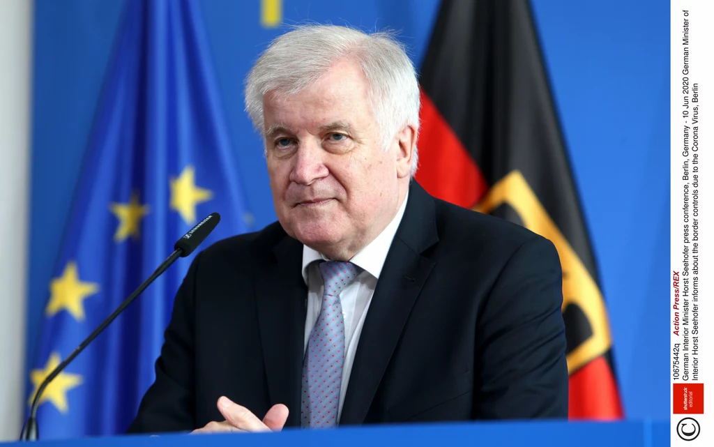 Szef MSW Niemiec Horst Seehofer Szef MSW Niemiec Horst Seehofer