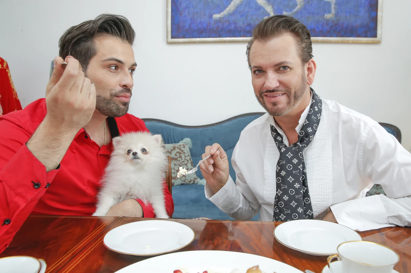 Gabriel Seweryn z "Królowych życia" z partnerem Kamilem Bielą Gabriel Seweryn z "Królowych życia" z partnerem Kamilem Bielą