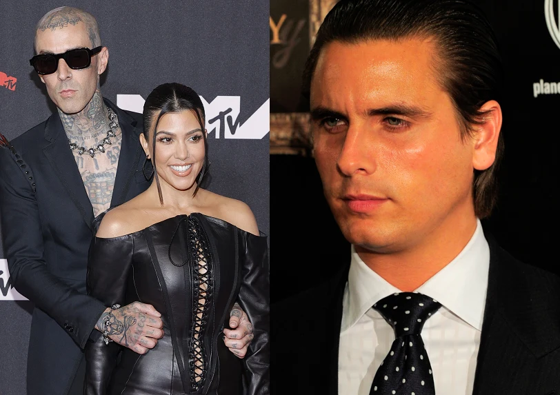 Kourtney Kardashian, Travis Barker i zazdrosny Scott Disick