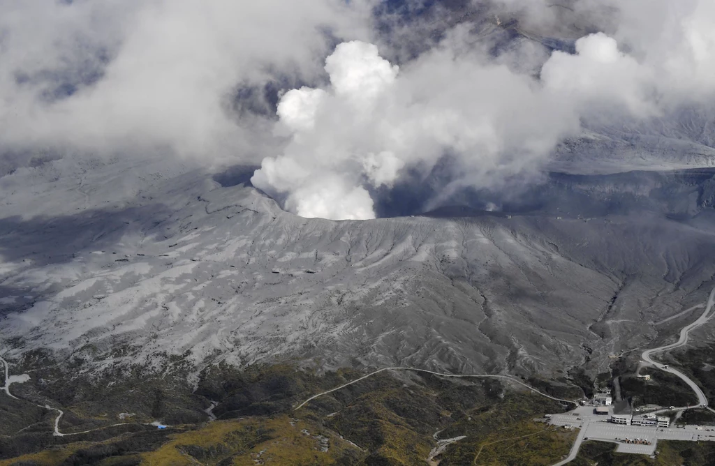 Na wyspie Kiusiu w Japonii doszło do erupcji wulkanu Aso. Wybuch miał miejsce o 11.43 czasu lokalnego