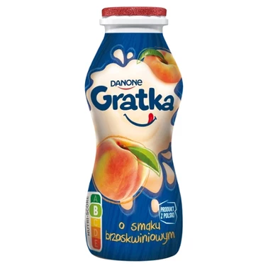 Danone Gratka Produkt mleczny o smaku brzoskwiniowym 170 g - 1