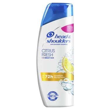 Head & Shoulders Citrus Fresh Szampon przeciwłupieżowy – usuwa do 100% łupieżu, 300 ml - 3