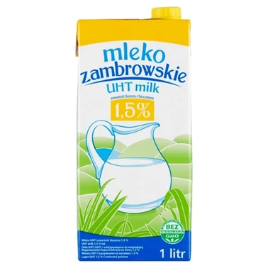 Mleko zambrowskie UHT 1,5 % 1 l - 0