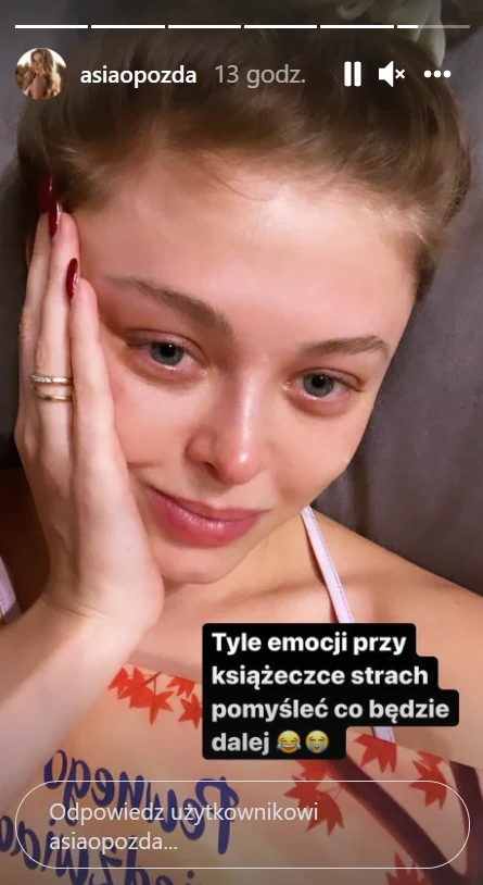 Joanna Opozda w ciąży 