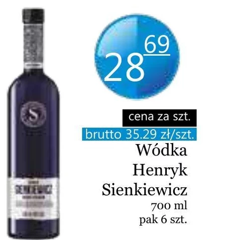 Wódka Henryk Sienkiewicz