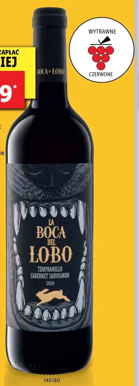 Wino czerwone La Boca Del Lobo