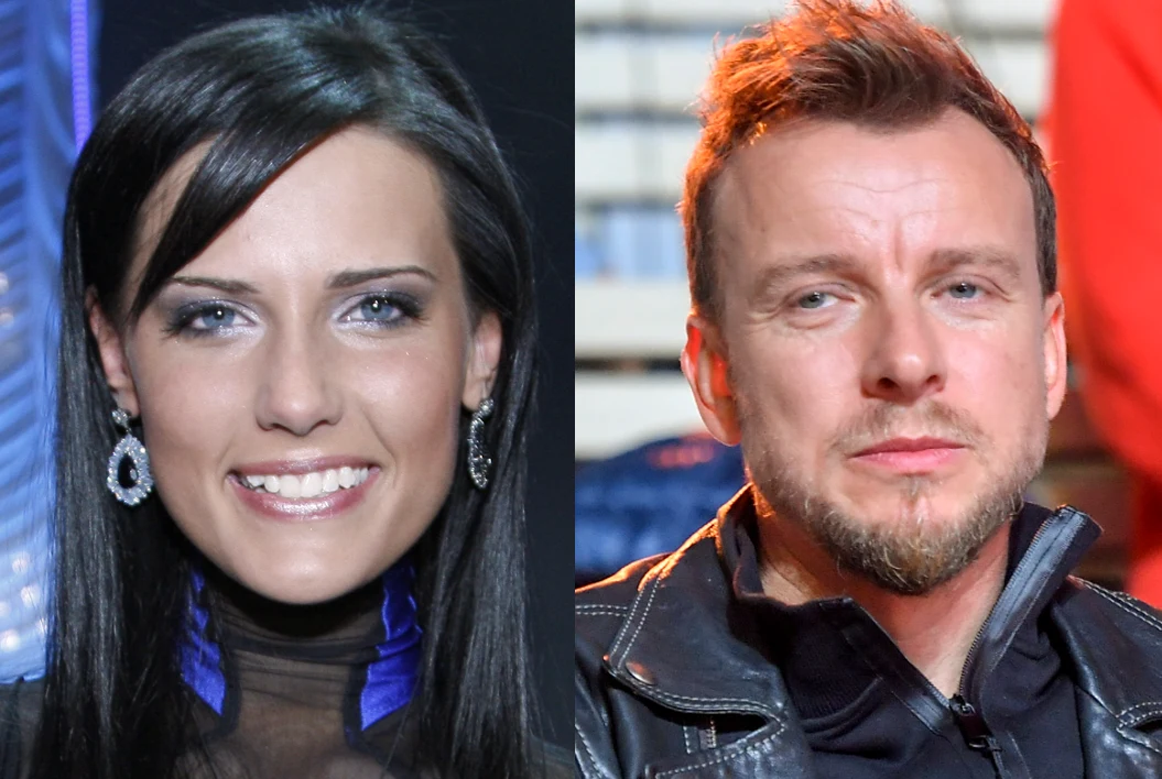 Piotr Kupicha i jego żona Ewelina Sienicka-Kupicha Piotr Kupicha i jego żona Ewelina Sienicka-Kupicha