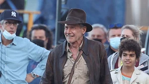 Harrison Ford na planie filmu "Indiana Jones 5"