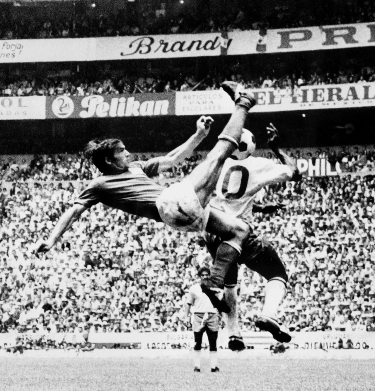 Tarcisio Burgnich 25.04.1939 - 26.05.2021 Jego nazwisko jest zapewne doskonale znane wszystkim fanom futbolu w Italii. Burgnich był świetnym obrońcą, który wielkie sukcesy święcił na przełomie lat 60. i 70. Pierwsze kroki w seniorskiej piłce stawiał w Udinese, potem na jeden sezon trafił do Juventusu, z którym zdobył pierwsze mistrzostwo Włoch, a następnie grał przez moment w Palermo. Największe sukcesy odnosił jednak w mediolańskim Interze - "Wielkim Interze". Zdobył z nim cztery mistrzostwa Włoch, dwa Puchary Europy, i dwa Puchary Interkontynentalne. Karierę klubową kończył w Napoli. (Tarcisio Burgnich na zdjęciu z lewej. Obok niego brazylijska legenda - Pele)