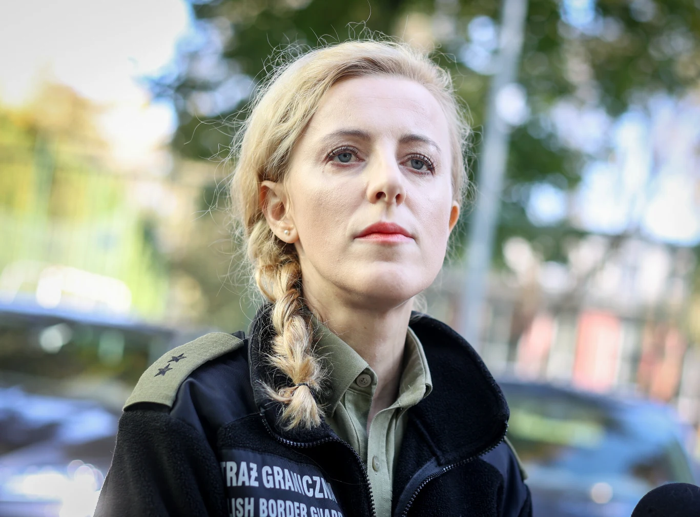 Rzeczniczka Straży Granicznej ppor. Anna Michalska Rzeczniczka Straży Granicznej ppor. Anna Michalska