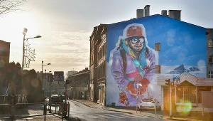 Mural upamiętniający Jerzego Kukuczkę