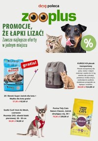 Gazetka promocyjna Zooplus.pl - Promocje, aż łapki lizać w Zooplus! - ważna do 08-11-2021