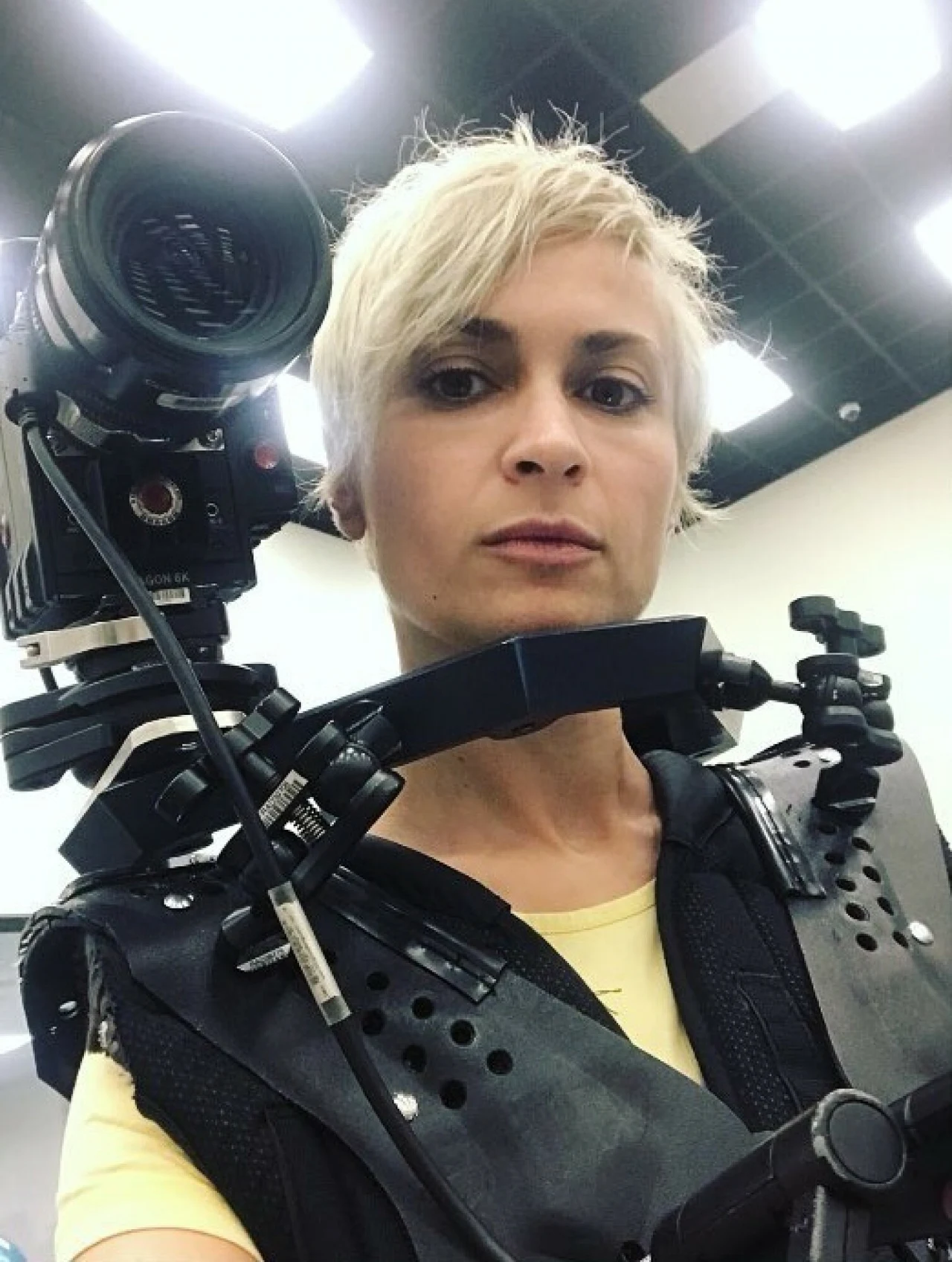 Halyna Hutchins na planie filmu "Rust"
