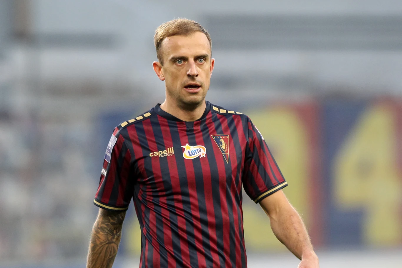 Kamil Grosicki w barwach Pogoni Szczecin. Kamil Grosicki w barwach Pogoni Szczecin.
