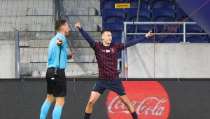 Maciej Żurawski strzelił gola w meczu Pogoni z Jagiellonią