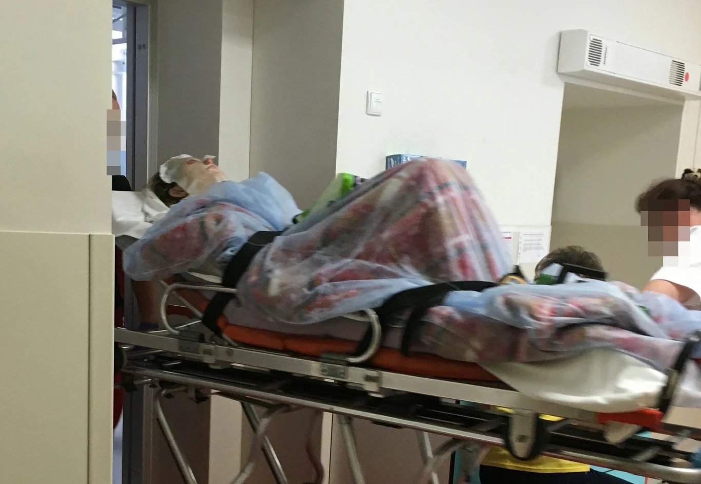 Katarzyna Dacyszyn w szpitalu