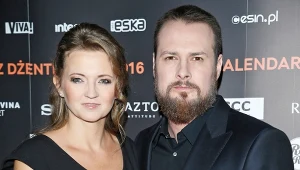 Paweł Małaszyński z żoną