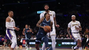 Ja Morant zdobył najwięcej punktów w meczu Lakers - Grizzlies, ale to nie uchroniło jego drużyny przed porażką