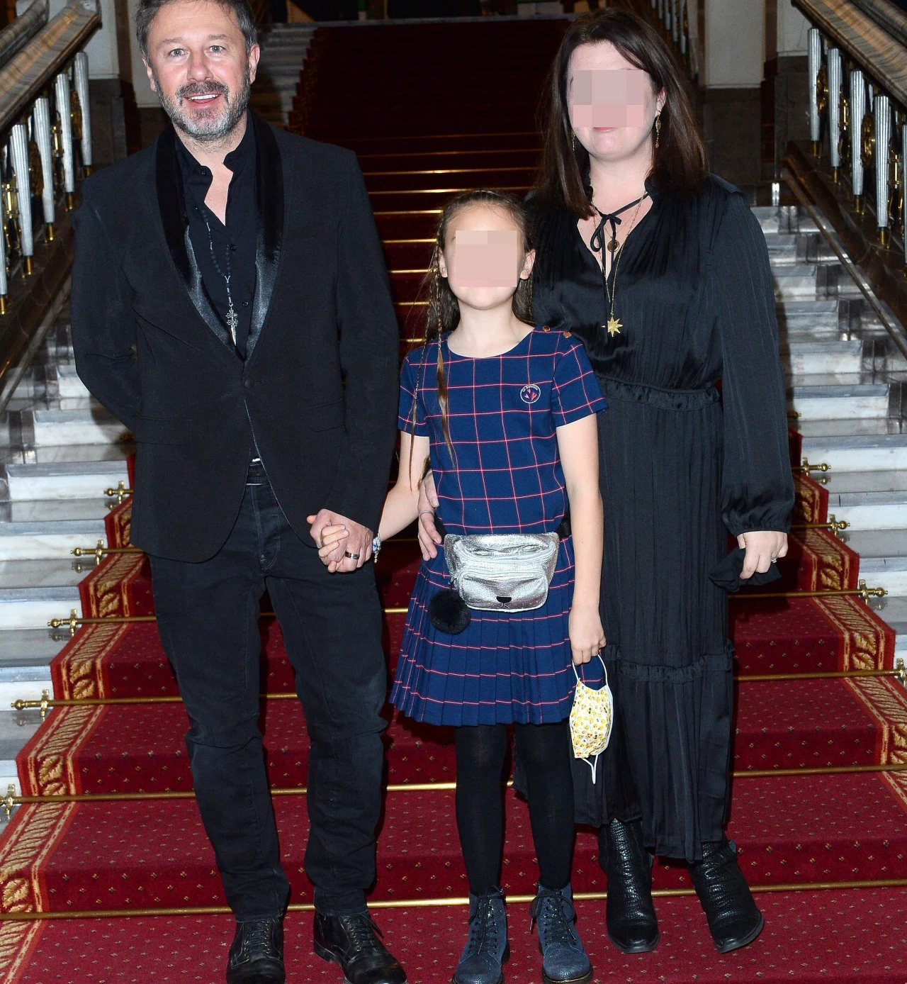 Andrzej Piaseczny z siostrą Basią i jej córką Zosią