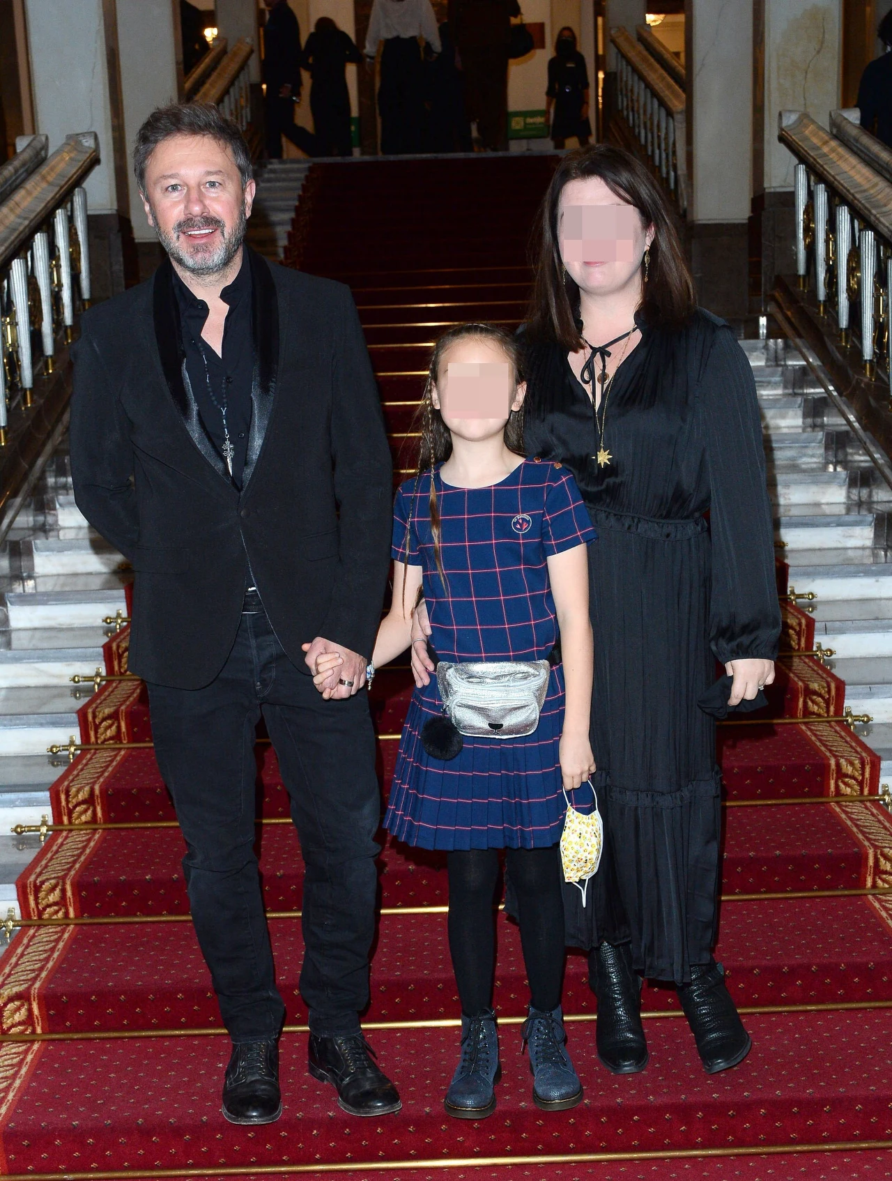 Andrzej Piaseczny z siostrą Basią i jej córką Zosią  Andrzej Piaseczny z siostrą Basią i jej córką Zosią