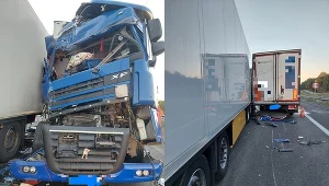 Do wypadku doszło na autostradzie A2 w Żdżarach niedaleko Konina