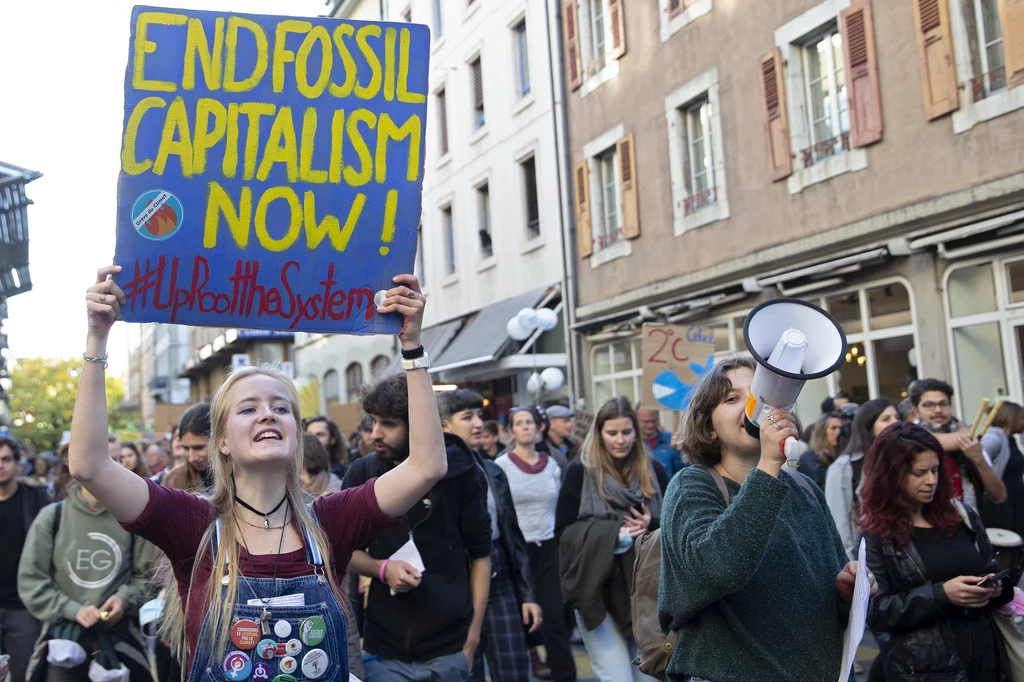 Strajk "Piątek dla Klimatu" w Genewie. Aktywiści wzywają przywódców do zintensyfikowania działań na rzecz klimatu